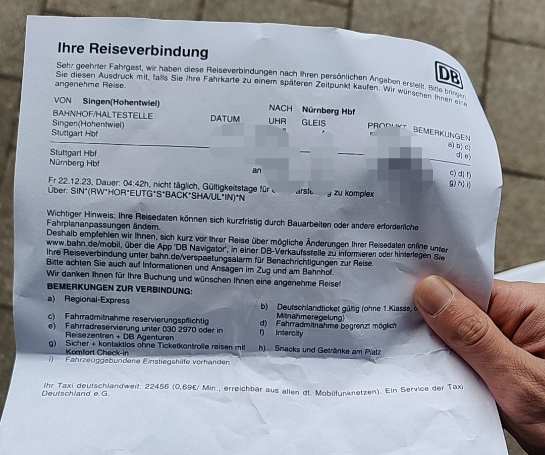 Reiseverbindung